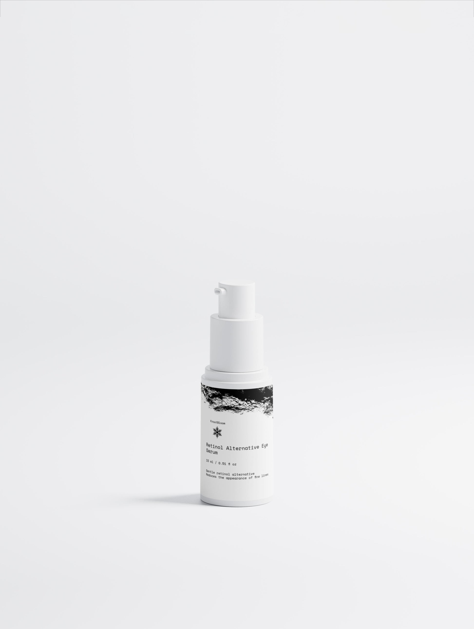 FrostBloom Retinol Alternative Eye Serum 15ml — COSMOS NATURAL certified, Bidens Pilosa plant-based retinol alternative