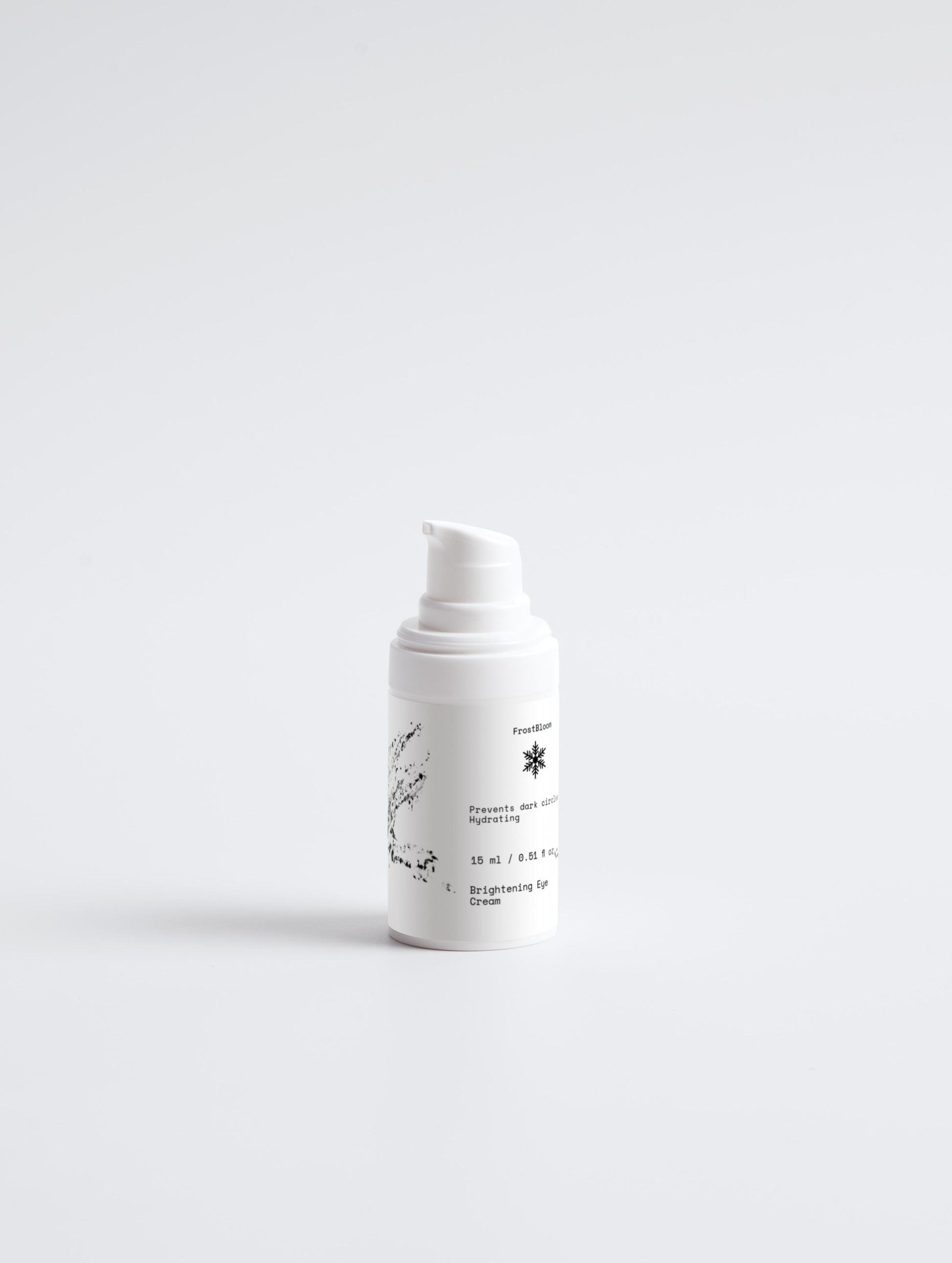 FrostBloom Brightening Eye Cream 15ml — COSMOS NATURAL certified eye cream for dark circles and hydration