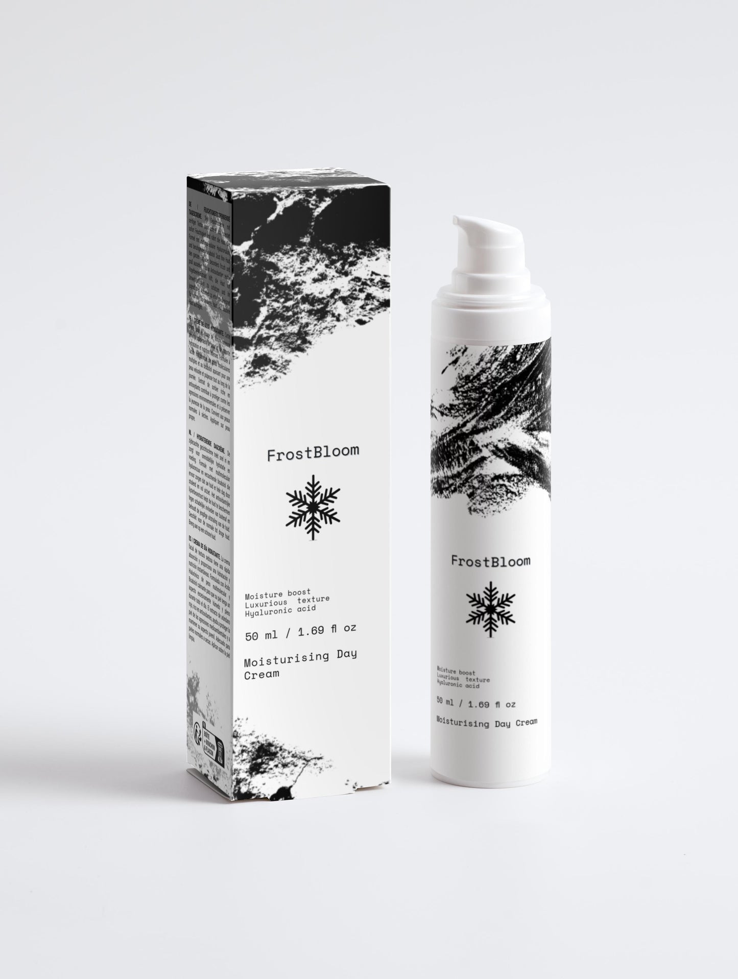 FrostBloom Moisturising Day Cream 50ml — COSMOS NATURAL certified, hyaluronic acid and Nordic berry extracts