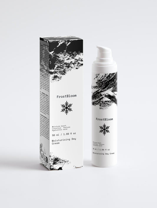 FrostBloom Moisturising Day Cream 50ml — COSMOS NATURAL certified, hyaluronic acid and Nordic berry extracts